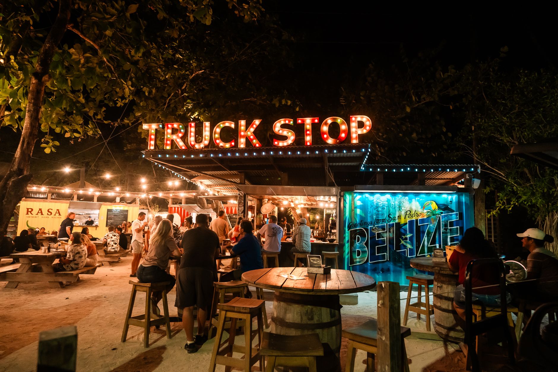 tropical beach bar caribbean
