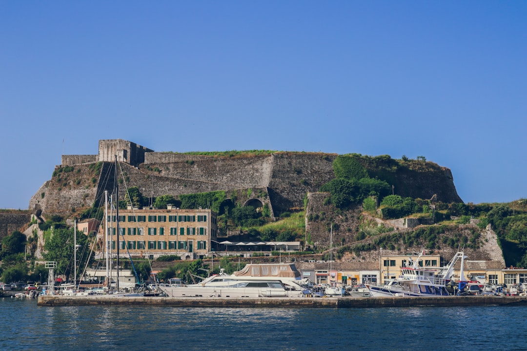 Corfu Town old fortress night
