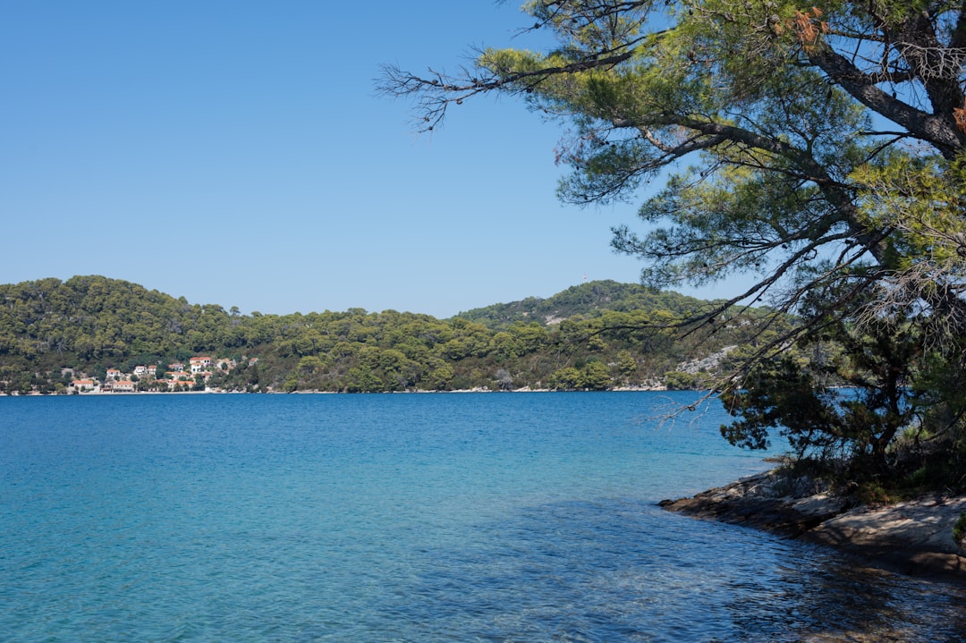Dalmatian coast beach bar sunset