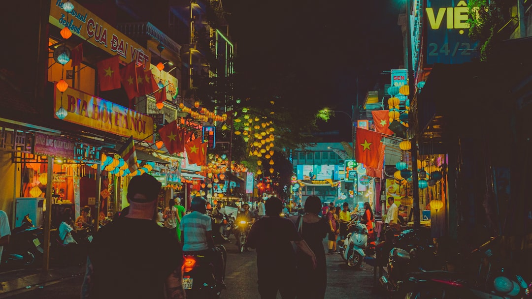 Ho Chi Minh City neon bar signs