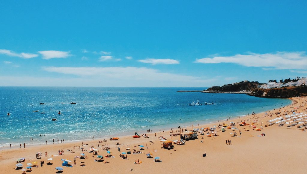 Albufeira Beach During Daytime