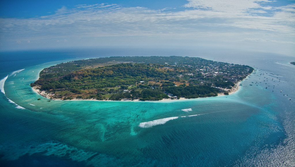 Gili Trawangan Island From Above