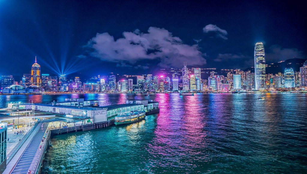 Hong Kong Skyline at Night