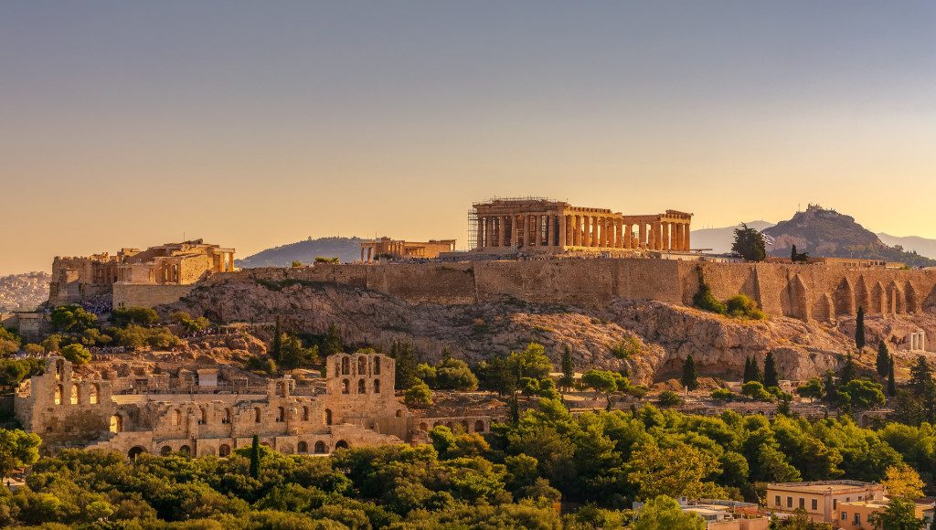 Ruins in Athens, Greece